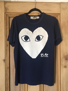 comme des garcons play t shirt uomo