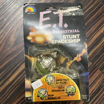 VINTAGE 1982 E.T.  THE EXTRA-TERRESTRIAL STUNT SPACESHIP Damaged Packaging