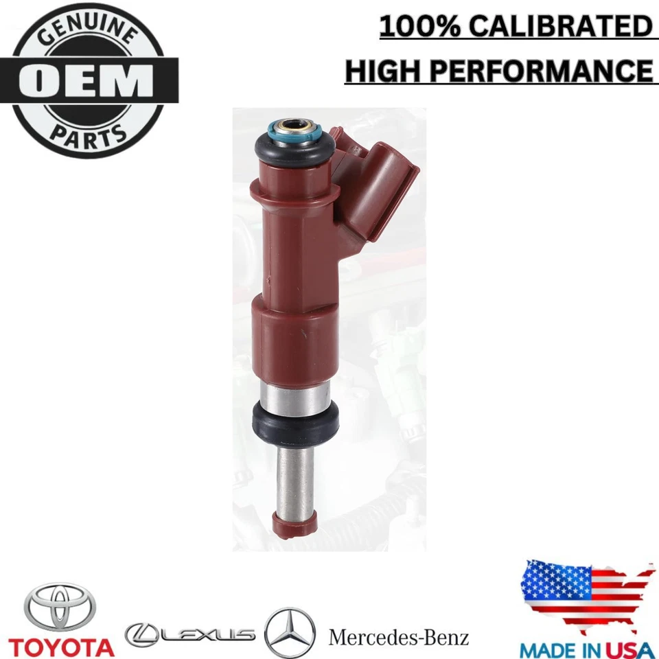 Inyectores de combustible X6 GENUINOS NUEVOS DENSO para Lexus RX350 2007-2010 3,5 L V6 Foto 2 de 4