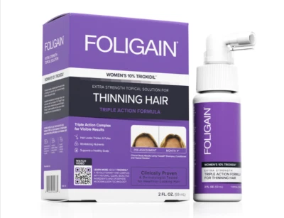 FOLIGAIN HAARWUCHSBEHANDLUNG für Frauen mit 10 % Trioxidil ® (2 flüssige Unzen) 59 ml 1