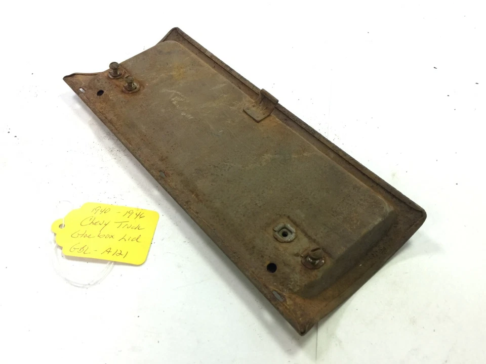 Tapa de guantera original usada para camión Chevy GMC 1940-46 #GBL-A121 Foto 3 de 3