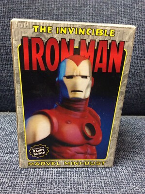 MARVEL MINI-BUST INVINCIBLE IRON MAN *RANDY BOWEN DESIGNS *LE 1617/2000