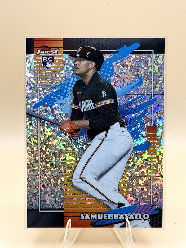 Samuel Basallo - 2026 Topps Finest #166 - Mini Diamond - Orioles (RC)