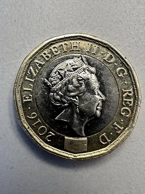 1 Pound Großbritannien Queen Elizabeth II 2016 Sammlerstück - Bild 1 von 4
