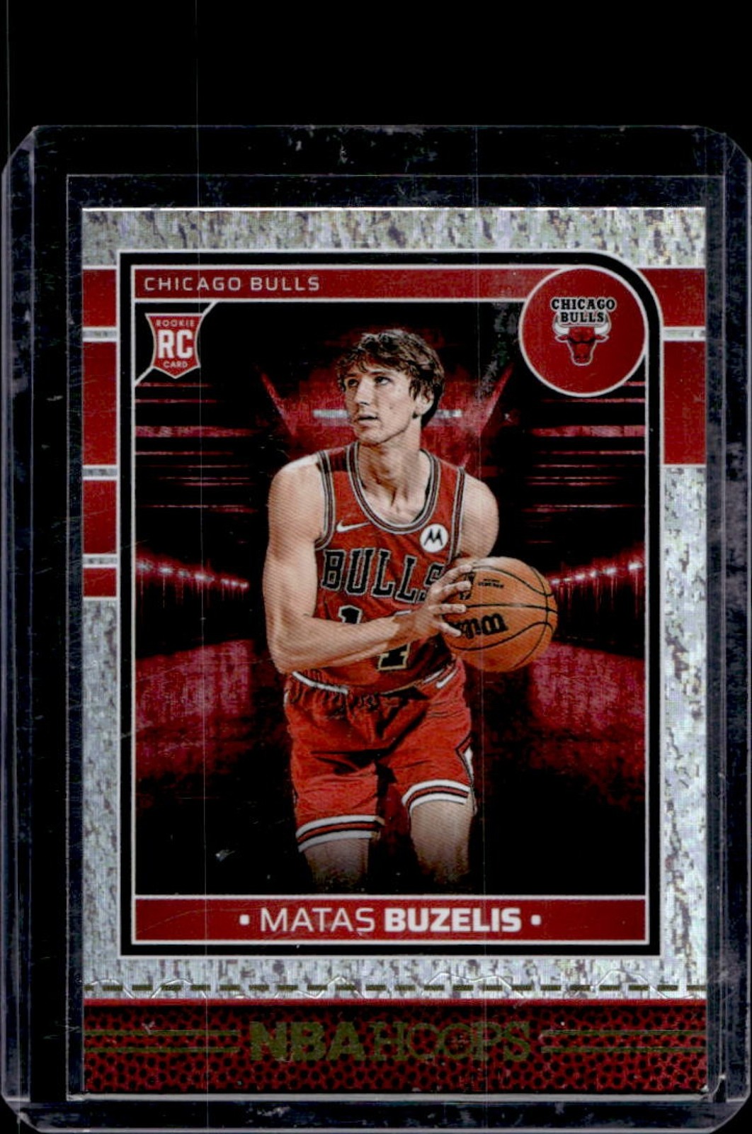2024-25 Panini Hoops Matas Buzelis RC Texture Rookie #241 Bulls