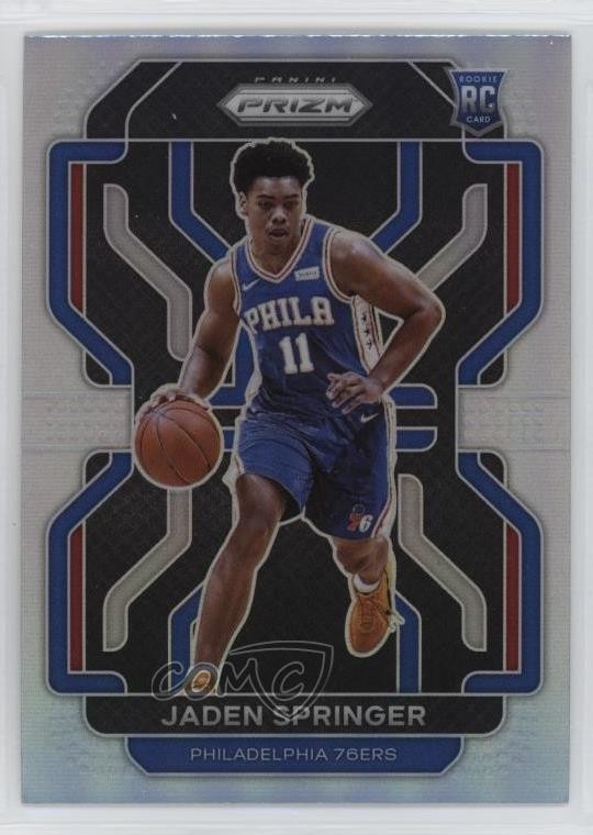 2021-22 Panini Prizm Silver Prizm Jaden Springer #317 Rookie RC 0x49