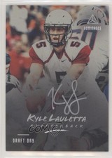 2018 Panini Luminance Draft Day Signatures Silver Kyle Lauletta #RI-KL Auto 6h5