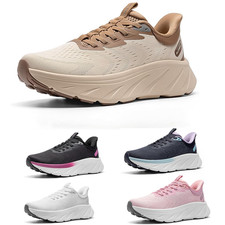 Women Tennis Running Shoes Lightweight Comfortable Slip On Walking Sneakers
