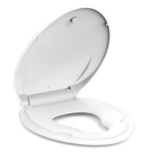 Toilet Seat Elongated,Toilet Seat with Toddler Seat Built in, Potty Training
