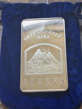 10Oz Silver Bar - Greens Creek Mine Alaska 90.00 per troy oz