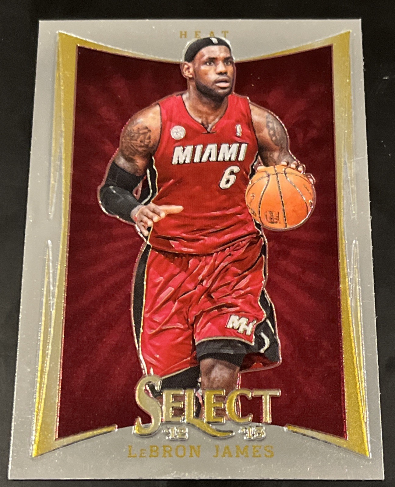 2012-13 Select LeBron James #66 Heat Mint+