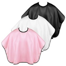 3PCS Makeup Capes Waterproof Medium Length Barber CapeSalon Cape with