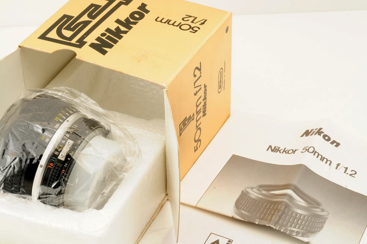 Nikon NIKKOR f/1.2 Camera Lenses 50mm Focal for sale | eBay