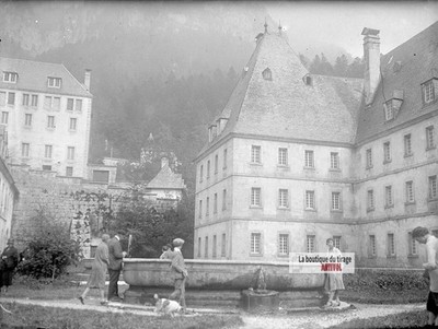 Kloster der Großen Kartause, Glasplatte altes Foto, Negativ 9x12 cm