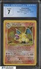 1999 Pokemon Base Set Unlimited #4 Charizard Holo CGC 7 NM