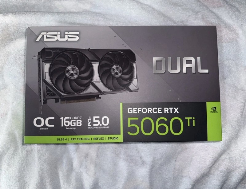 ASUS Dual OC GeForce RTX 5060 Ti 16GB RAM - Graphics Card - Excellent Condition