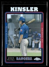 2005 Topps Chrome Black Refractor Ian Kinsler Rc 068225 Texas Rangers 214 2005 Topps Chrome Black Refractor Ian Kinsler Rc 068225 Texas Rangers 214