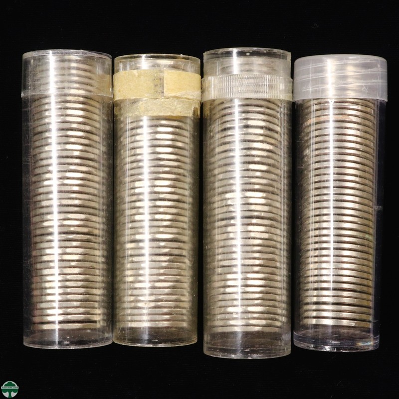 Canada Lot of 4 Rolls - 1960, 1961, 1962 & 1964 Five Cents - Circulated