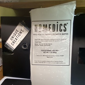 New HoMedics Paraffin Spa Wax Refill 1 lb White Made in USA