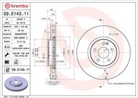 2X Brembo Bremsscheibe InnenbelüFtet Ø330Mm FüR Mercedes-Benz V-Klasse W447
