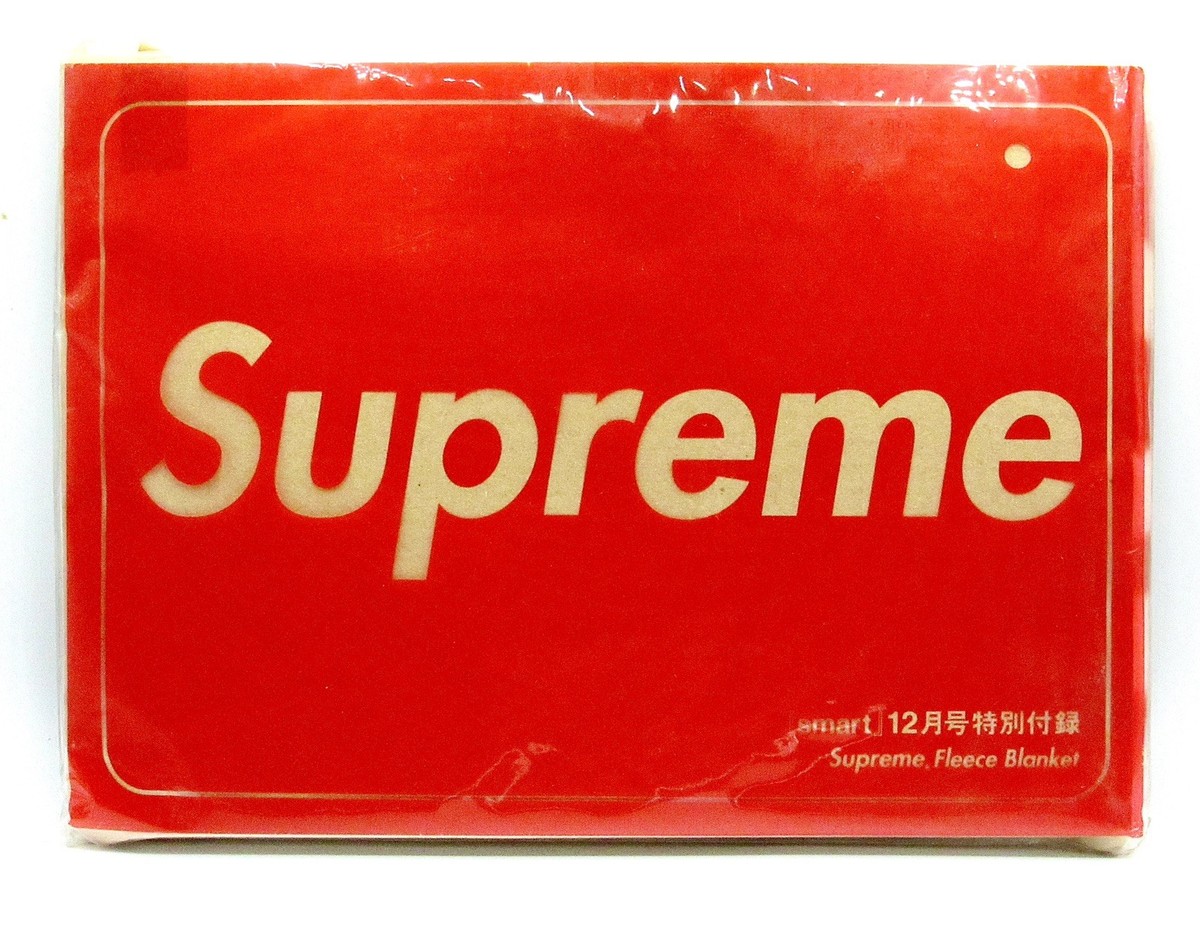 2008 Supreme Smart Magazine Fleece Blanket OG Japan Exclusive