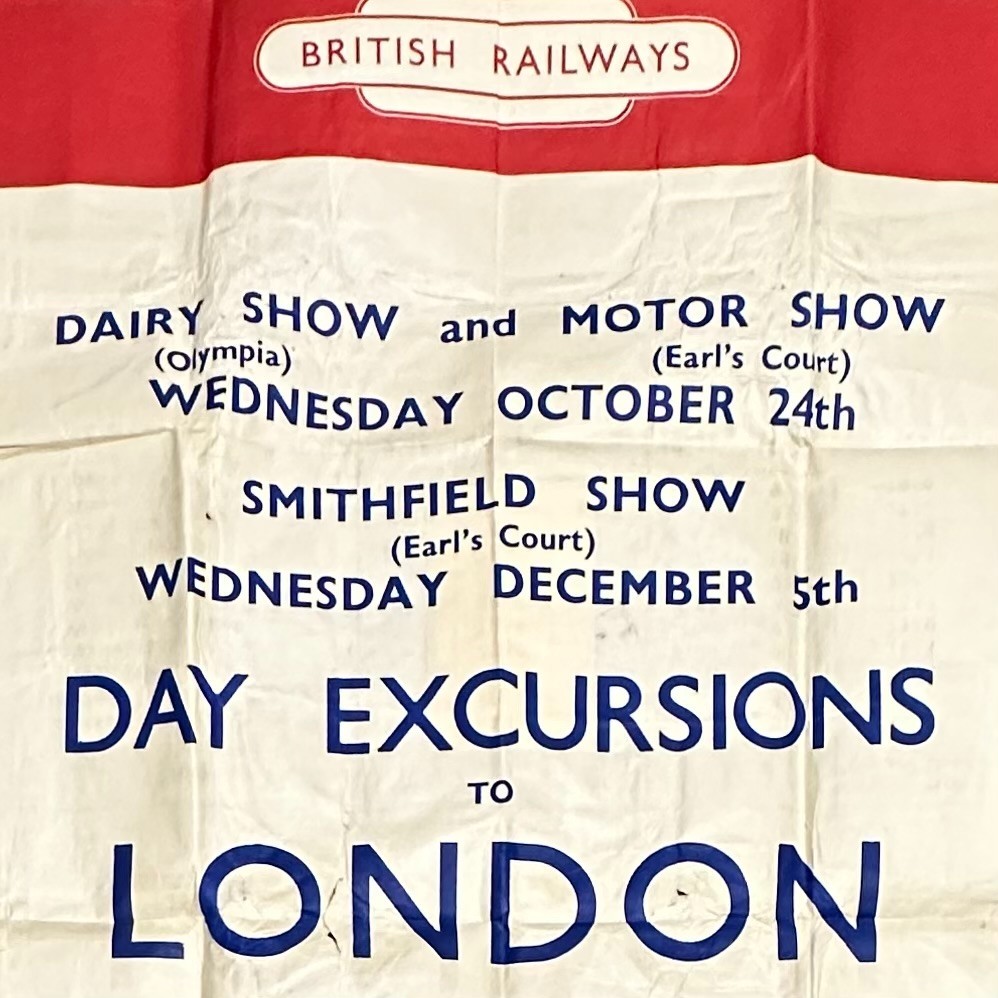 1945 British Railways Dairy Show Motor Show Day Excursion to