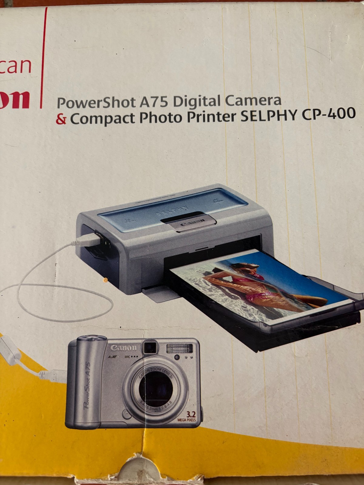 Canon PowerShot A560 7.1MP Digital Camera e Stampante fotografica SELPHY CP-400
