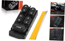 Front Driver Master Power Window Switch Replacement for 86-97 Ford Mercury