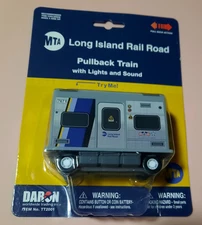 Daron MTA Long Island Rail Road LIRR Pullback Train Car NEW Lights Sound 7671