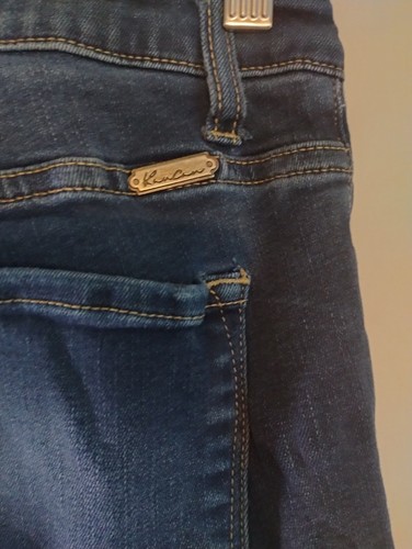 Jeans skinny Kan Can lavaggio scuro taglia 7 - Foto 7 di 12