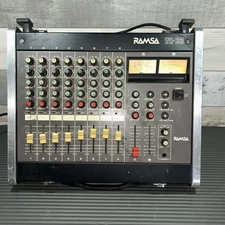 Panasonic Ramsa WR-130 8 Channel Analog Audio Mixer, Briefcase Style Not Tested