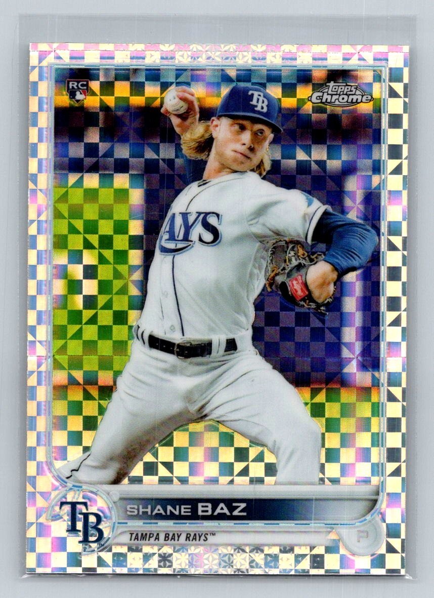 2022 Topps Chrome - Shane Baz #201 X-Fractor (RC)