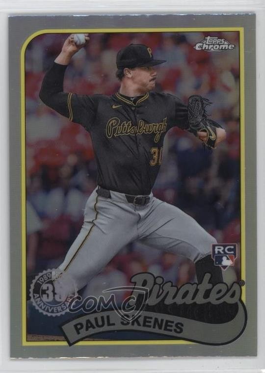 2024 Topps Chrome Update 1989 Topps Baseball Paul Skenes #89CU-1 1om6