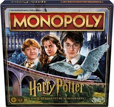 Monopoly Harry Potter Edition Board Game | a Magical Adventure at Hogwarts | Age