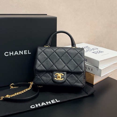 Authentic Pre‑Owned Chanel 23P Top Handle Square Flap Bag