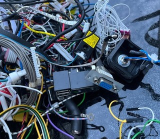 Großes Kabel Konvolut / Kabelhaufen für Bastler – Interne PC & Monitor Kabel