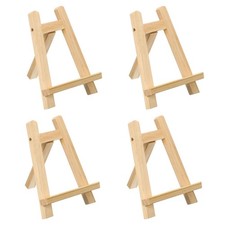 7,9" Staffelei Ständer, 4er Pack Einsatztisch Dreieck Ständer Holz Farbe