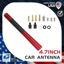 High-quality 4.7inch Red Carbon Fiber Antenna Radio AM/FM Mast for Ford Bronco