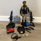 Vintage GI Joe STALKER 12" Figure 1/6 Scale 1992 Hasbro with retro accessories