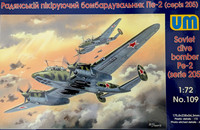 UM 109 - 1:72 Pe-2 (Serie 205) Soviet Dive Bomber