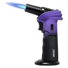 Butane Torch Lighter 0-90°Rotating Angle Butane Lighter Refillable Kitchen To...