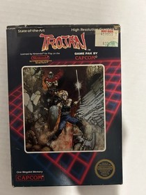 Nes Trojan Complete CIB w/ Game, Box, Manual 5-screw hang tab