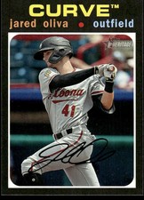 2020 Topps Heritage Minor League Jared Oliva Altoona Curve #157