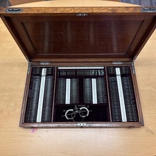 Brillenbestimmungskasten Refraktionskasten Antik 