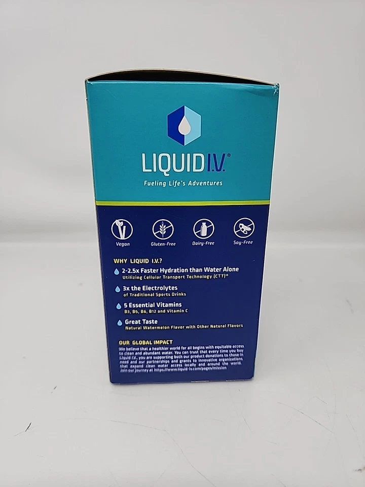 Hydration Multiplier Watermelon  5.65 Oz By Liquid I.V  Exp 11/25 Foto 4 de 4