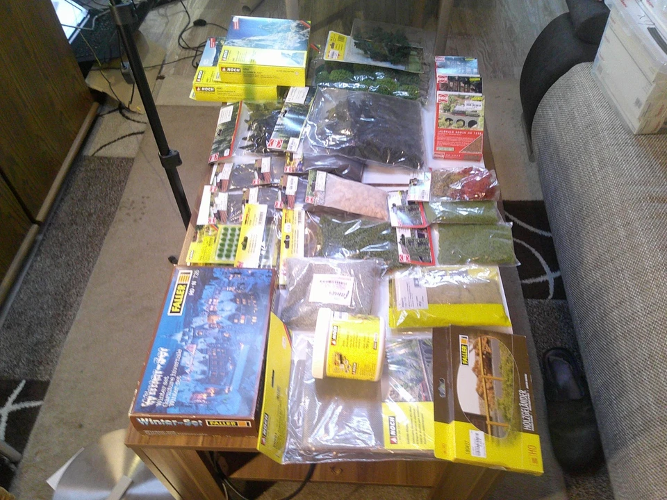 Modelleisenbahn Landschaftsbau Konvolut, alles Markenartikel, LESEN - Bild 2 von 4