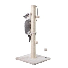 MECOOL 34  Tall Cat Scratching Post Premium Basics Kitten Scratcher Sisal