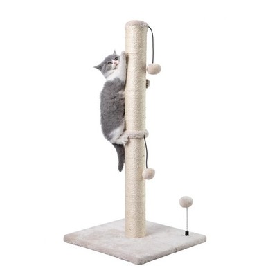 MECOOL 34  Tall Cat Scratching Post Premium Basics Kitten Scratcher Sisal