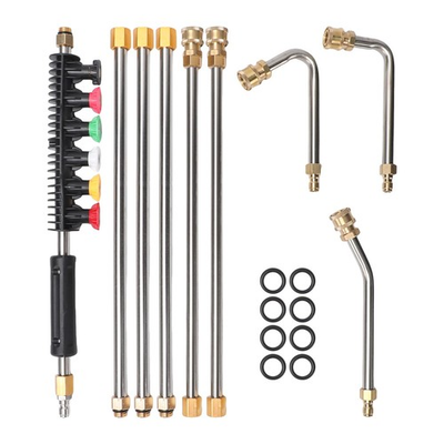 #ad Pressure Washer Extension Wand Upgrade 9 Pack Power Washer Lance with 6 Nozz... $42.89