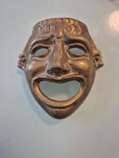 Vintage Brass Comedy Maske